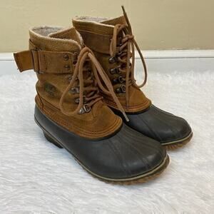 Sorel Women's Winter Fancy Lace II Mid Calf Waterproof Boot Size 8.5